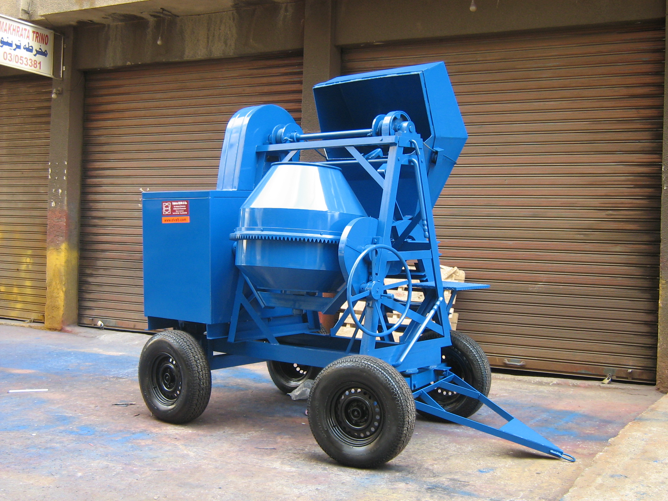 Cement Mixer 500 Liter + Winch 